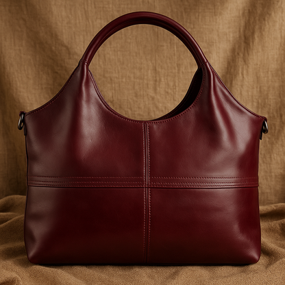 Elegant Genuine Leather Women's Crossbody Shoulder Bag