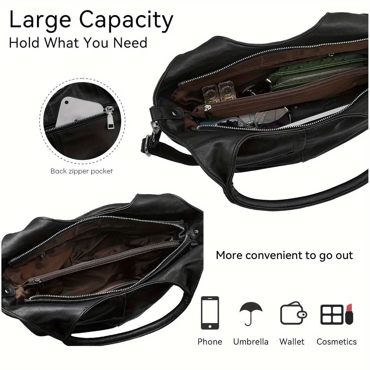 Elegant Genuine Leather Women's Crossbody Shoulder Bag